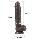 Brown-Realistic-Dildo-masturbador