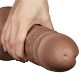 Brown-Silicone-Dildo-huevo-masturbador